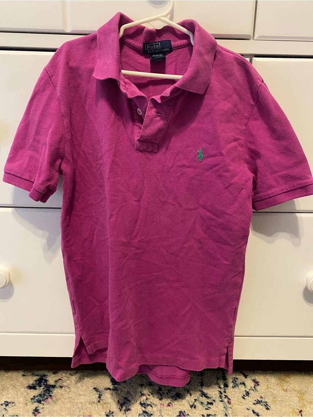 Polo Ralph Lauren Boys Bright Pink Polo Shirt / Size M (10-12) / VGUC